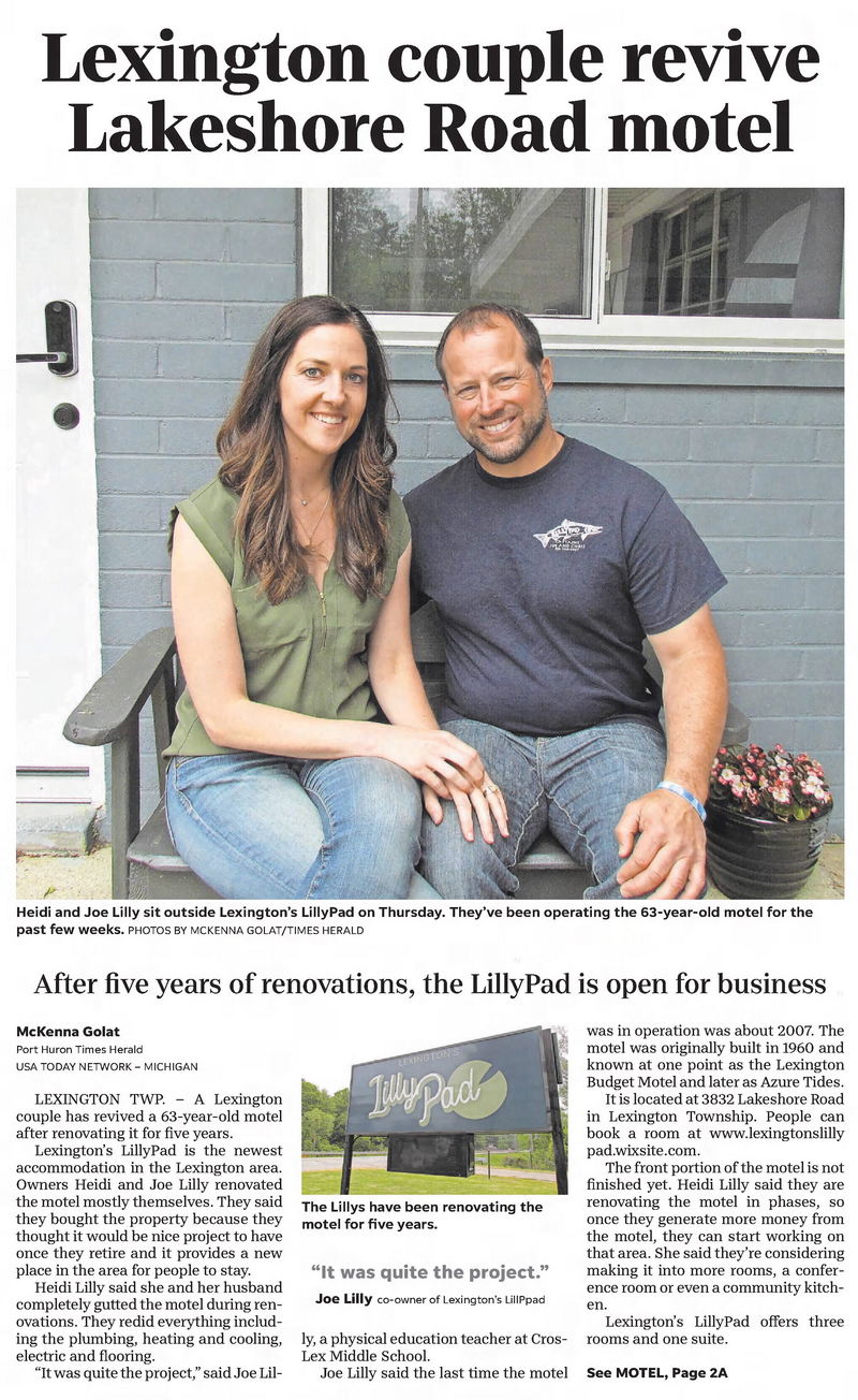 Lexingtons LillyPad (Azure Tides, Lexington Budget Motel) - Jun 20 2023 Article (newer photo)